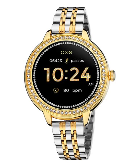 One Mini Spark Bicolor Relógio Smartwatch Mulher OSW9811BL62L