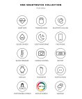 One Mini Spark Bicolor Relógio Smartwatch Mulher OSW9811BL62L
