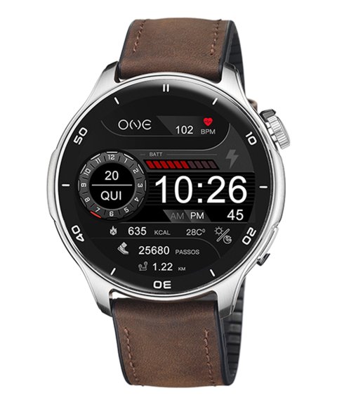 One Explorer GPS Brown Relógio Smartwatch Homem OSW9822BP51L
