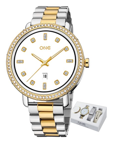 One Box Mini Spark Relógio Set Smartwatch Mulher OSW9859SB52L