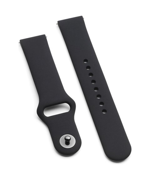 One Silicone Preto Bracelete Mulher OSWB01P52
