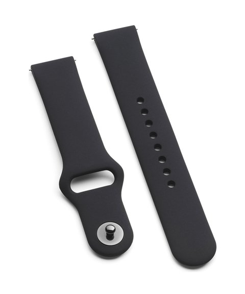 One Silicone Preto Bracelete Mulher OSWB01P