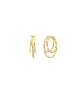 DonaZinda Dança Jewel Earrings 19.2K Gold Ladies PB4987