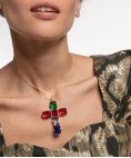 Thomas Sabo Cross Colourful Stones Joia Pendente Colar Mulher PE858-996-7 Thomas Sabo Cross Colourful Stones Joia Pendente Colar Mulher PE858-996-7