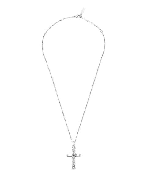 Police Crossed Jewel Necklace Cruz Men PEAGN0032402