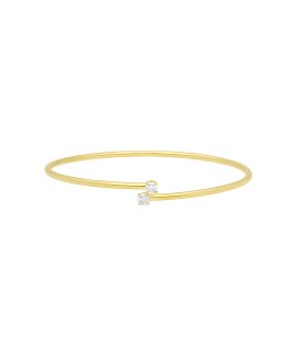 Pereirinha Cláudia Joia Pulseira Bangle Ouro 18K e Diamante Mulher PEO3369CY001