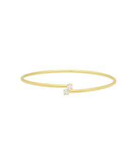 Pereirinha Celebrar Joia Pulseira Bangle Ouro 18K e Diamante Mulher PEO3369CY001