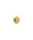 Pereirinha Coração Beirão Origem Joia Colar Ouro 19.2K, Esmeralda e Diamantes Mulher PEOCLAPMC25653W