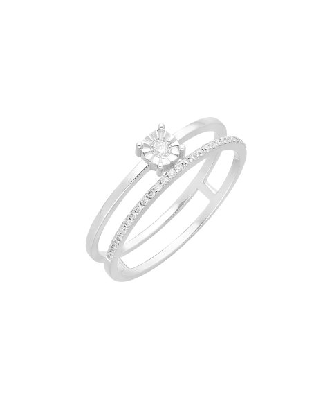 Pereirinha Noivado Joia Anel Ouro 19.2K e Diamante Mulher PEOMJ4694AJOB Pereirinha Noivado Joia Anel Ouro 19.2K e Diamante Mulher PEOMJ4694AJOB