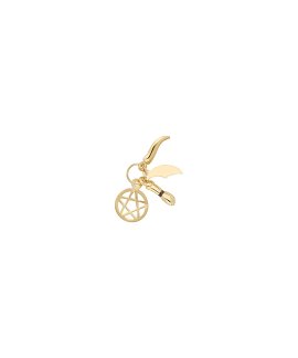 Pereirinha Cinco Saimão Joia Pendente Colar Ouro 19.2K PEOOBE10519