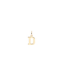 Pereirinha Alfabeto Letra D Joia Pendente Colar Ouro 19.2K Mulher PEOOBE10827D
