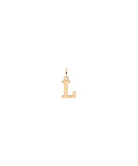 Pereirinha Alfabeto Letra L Joia Pendente Colar Ouro 19.2K PEOOBE10827L