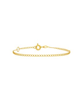 Pereirinha Clássicos Malha Barbela Joia Pulseira Ouro 19.2K PEOPULBBL1LT15CM
