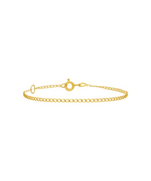 Pereirinha Clássicos Malha Barbela Joia Pulseira Ouro 19.2K PEOPULBBL1LT15CM