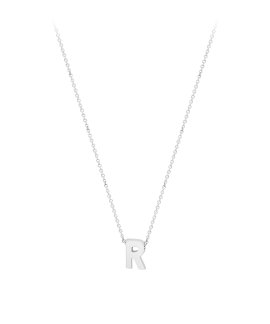 Pereirinha Alfabeto Letra R Joia Colar Mulher PER182CL00258R