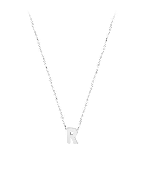 Pereirinha Alfabeto Letra R Joia Colar Mulher PER182CL00258R