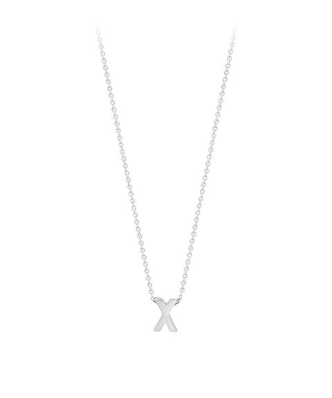 Pereirinha Alfabeto Letra X Joia Colar Mulher PER182CL00258X