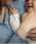 Pereirinha Coração de Mãe - Um Menino Joia Pulseira Mulher PER183PL0014OBI