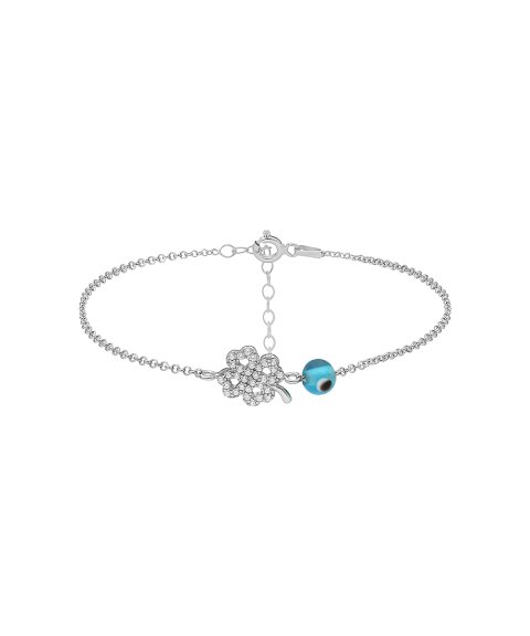 Pereirinha Simbologia Trevo Joia Pulseira Mulher PER183PL0016