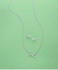 Pereirinha Infinito Joia Colar Brincos Set Mulher PER194CJ00003