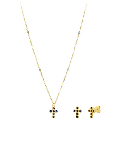 Pereirinha Lumina Joia Colar Brincos Set Mulher PERCJSY131DAZ