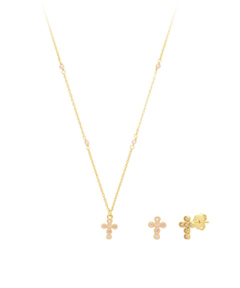 Pereirinha Lumina Joia Colar Brincos Set Mulher PERCJSY131DRO