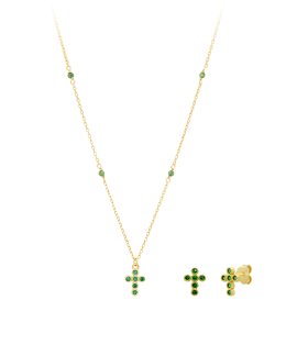 Pereirinha Lumina Joia Colar Brincos Set Mulher PERCJSY131DVD