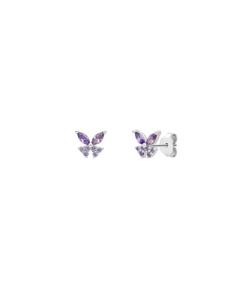 Pereirinha Mariposa Violeta Joia Brincos PERCPE1325RDAM Pereirinha Mariposa Violeta Joia Brincos PERCPE1325RDAM