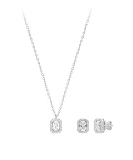 Pereirinha Luz Joia Colar Brincos Set Mulher PERFLCJ0655