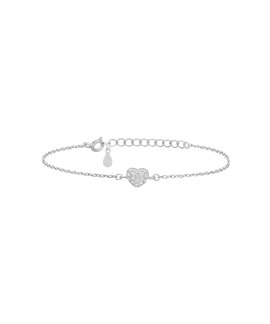 Pereirinha Coração Brilhante Joia Pulseira Mulher PERFLPL0673