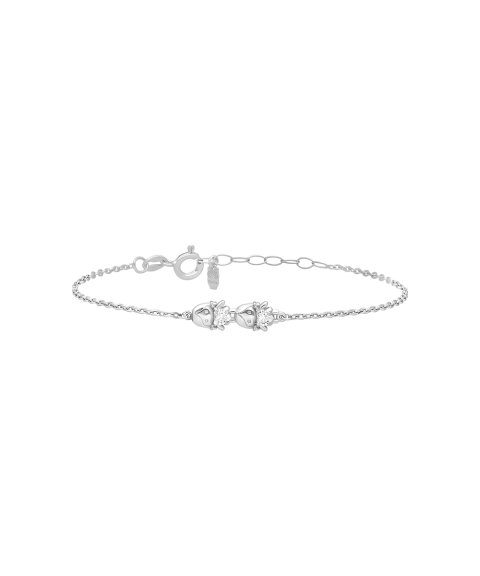 Pereirinha Pulseira de Mãe - Duas Meninas Joia Pulseira Mulher PERPUK00530RB4