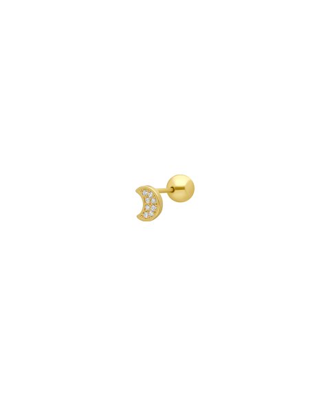Pereirinha Brinco Individual Lua Joia Brincos Mulher PERXJBR12584D Pereirinha Brinco Individual Lua Joia Brincos Mulher PERXJBR12584D