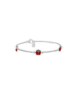 Pereirinha Joaninha e Frutinhas Joia Pulseira Menina PERXJPL4489