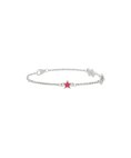 Pereirinha Cupcake, Borboleta e Estrela Joia Pulseira Menina PERXJPL4490