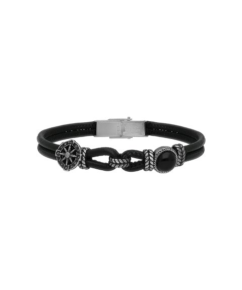 Wings of Feeling Rosa dos Ventos Joia Pulseira Homem PBRU00852RBLACK Wings of Feeling Rosa dos Ventos Joia Pulseira Homem PBRU00852RBLACK