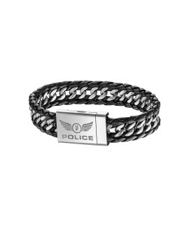 Police Attack S Joia Pulseira Homem PJ25332BLB01-S