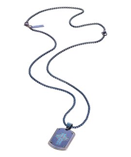 Police Cross Joia Colar Homem PJ25607PSEBL-CROSS