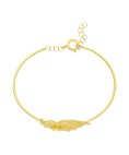 Nana Coração de Chama Joia Pulseira Bangle Mulher PL0181D