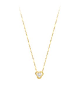 Pereirinha Amor Perfeito Joia Colar Plaqué Or Mulher PLOR97415545