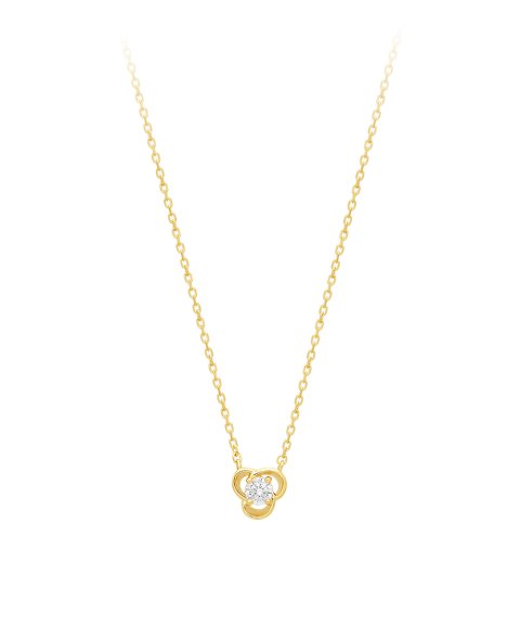 Pereirinha Amor Perfeito Joia Colar Plaqué Or Mulher PLOR97415545