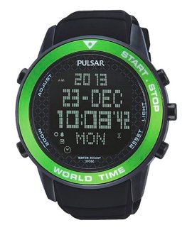 Pulsar X Relógio World Time Homem PQ2033X1
