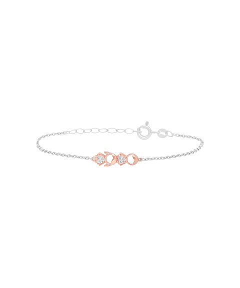 Pereirinha Coração de Mãe - Menino e Menina Joia Pulseira Mulher PUK00429RG.4 Pereirinha Coração de Mãe - Menino e Menina Joia Pulseira Mulher PUK00429RG.4