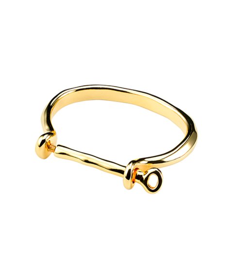 Uno de 50 Estás Grillado Joia Pulseira Bangle Mulher PUL1245ORO0000M Uno de 50 Estás Grillado Joia Pulseira Bangle Mulher PUL1245ORO0000M