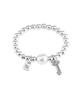 Uno de 50 Llavestruz Joia Pulseira Mulher PUL1523BPLMTL0M