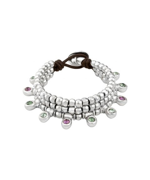 Uno de 50 Jungle Crystal Joia Pulseira Mulher PUL1688MCLMTL0M Uno de 50 Jungle Crystal Joia Pulseira Mulher PUL1688MCLMTL0M