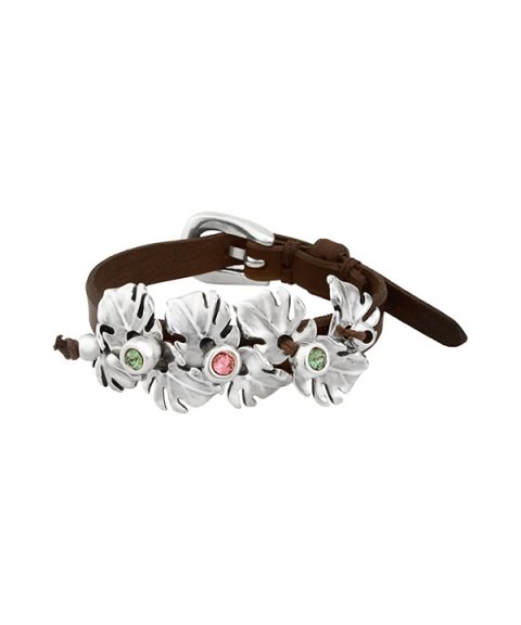 Uno de 50 Jungle Leaves Joia Pulseira Mulher PUL1692MCLMAR0M Uno de 50 Jungle Leaves Joia Pulseira Mulher PUL1692MCLMAR0M