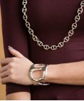 Uno de 50 Amarras Joia Pulseira Bangle Mulher PUL1826MTL0000M Uno de 50 Amarras Joia Pulseira Bangle Mulher PUL1826MTL0000M