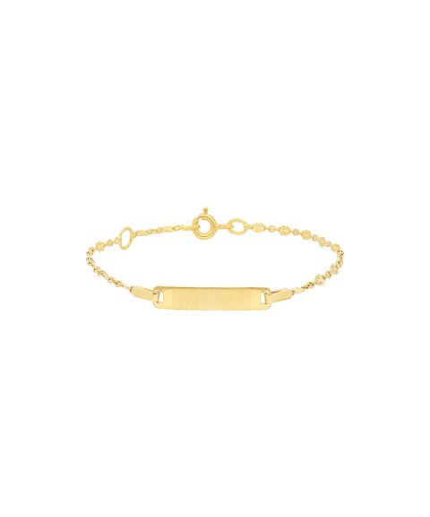 DonaZinda Trevo Joia Pulseira Ouro 19.2K Menina PULCHFTS02 DonaZinda Trevo Joia Pulseira Ouro 19.2K Menina PULCHFTS02
