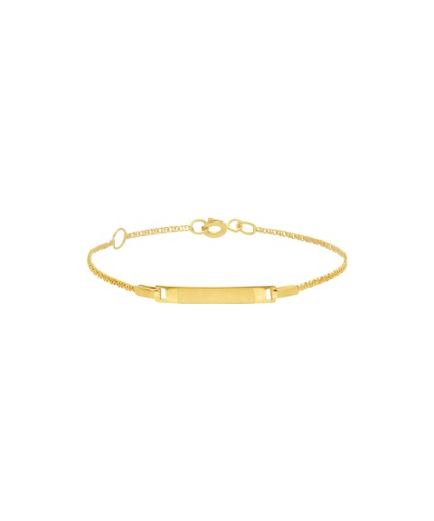 DonaZinda Malha 1+1 Joia Pulseira Ouro 19.2K PULCHTRP1LT15CM DonaZinda Malha 1+1 Joia Pulseira Ouro 19.2K PULCHTRP1LT15CM
