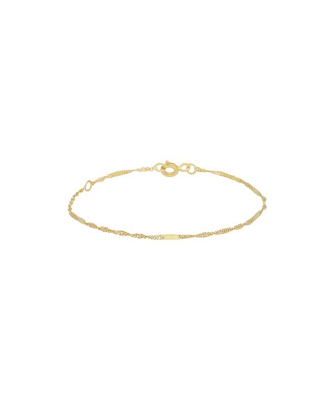 DonaZinda Tradicional Joia Pulseira Ouro 19.2K Menina PULSNGTRV DonaZinda Tradicional Joia Pulseira Ouro 19.2K Menina PULSNGTRV